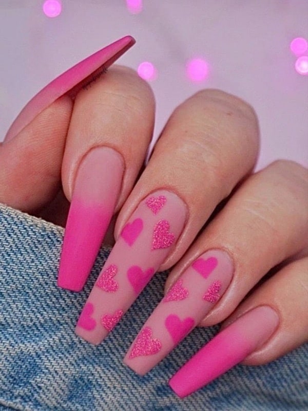 valentine’s day nail art designs