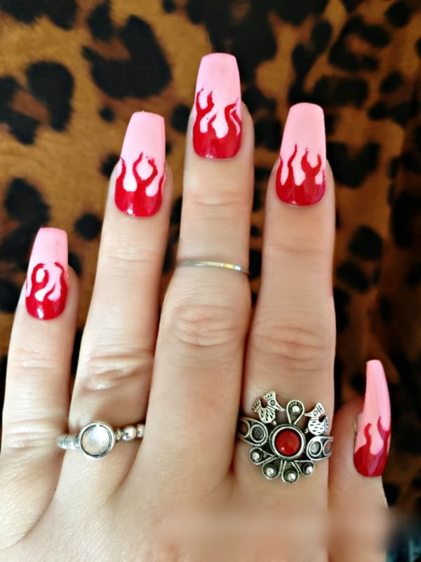 valentine’s day nail art designs