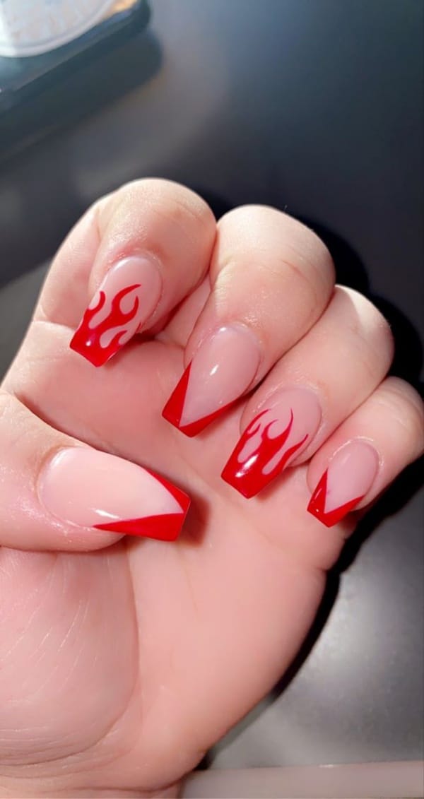 valentine’s day nail art designs