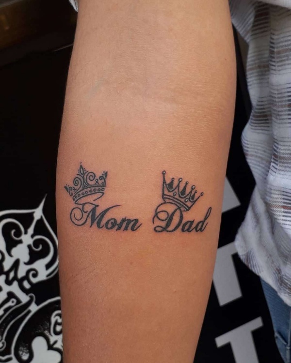 mom and dad tattoos