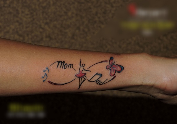 mom and dad tattoos