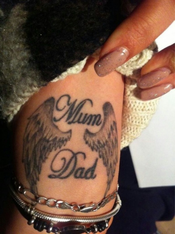 mom and dad tattoos