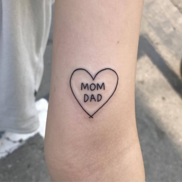 mom and dad tattoos