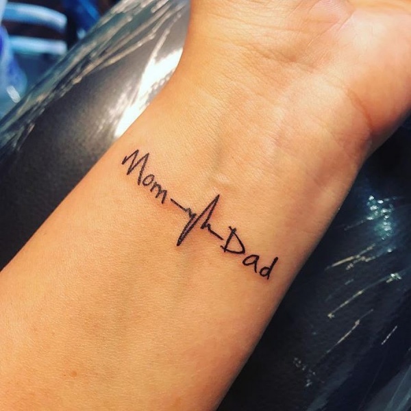 mom and dad tattoos