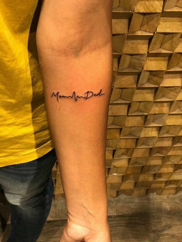 Scorpion Tattoo  Mom and dad with heartbeat tattoo on forearm FOR  BOOKINGS AND QUERIES CALL  8299878986 ADDRESS  NEAR OLD DISTRICT  HOSPITAL MAIN ROAD SHAHJAHANPUR letsdecorateyourbody shahjahanpur  scorpions786 beprofessional 