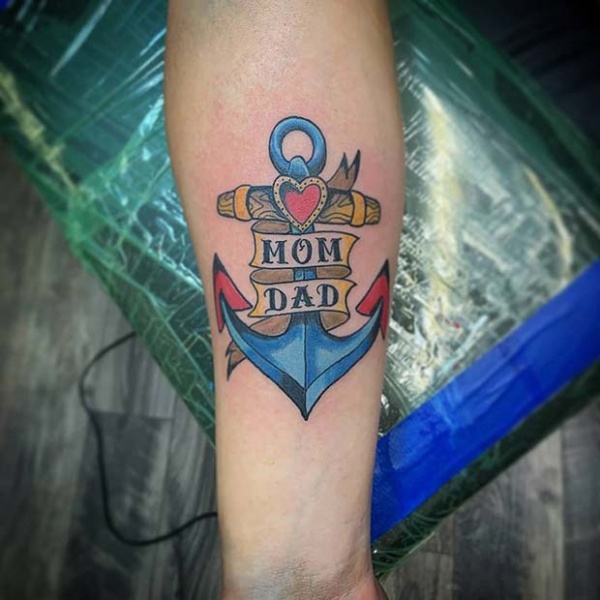 mom and dad tattoos